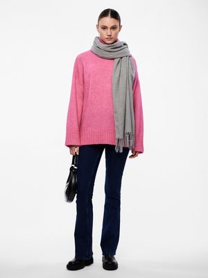 PCKIAL NEW LONG SCARF NOOS BC Light Grey Melange