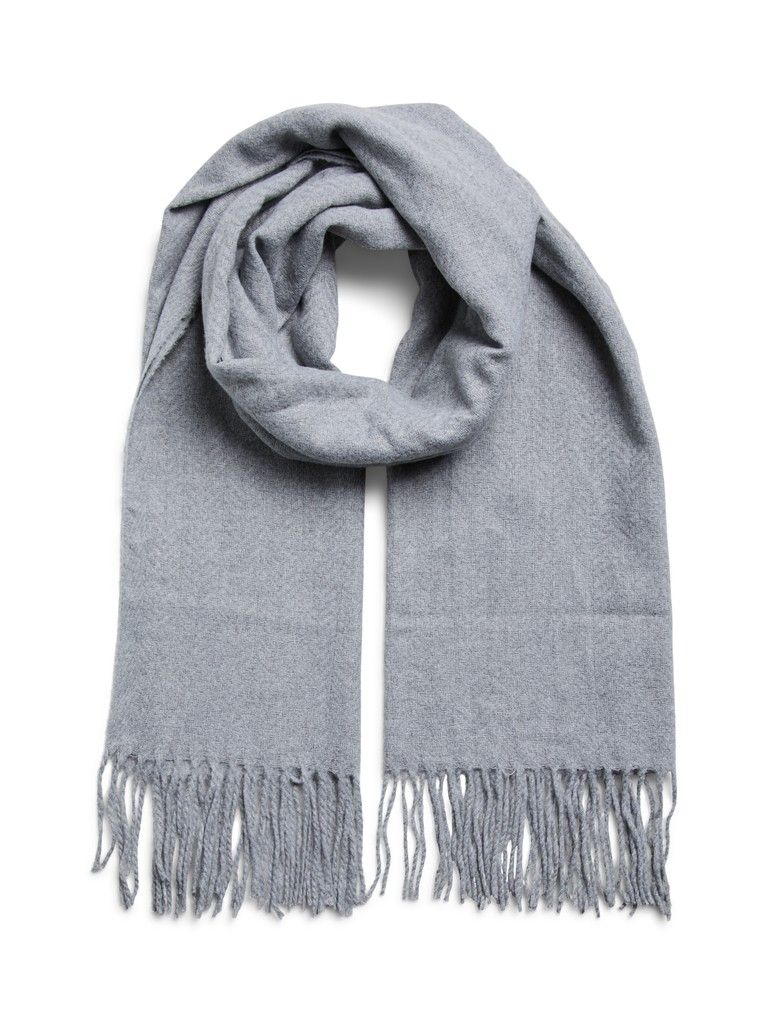 PCKIAL NEW LONG SCARF NOOS BC Light Grey Melange