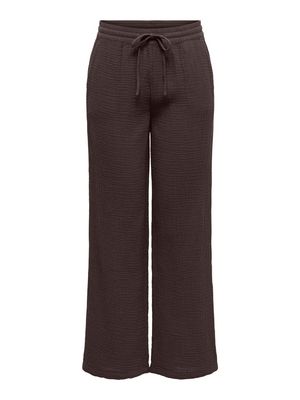 JDYTHEIS LIFE WIDE PANT WVN NOOS Chocolate Torte