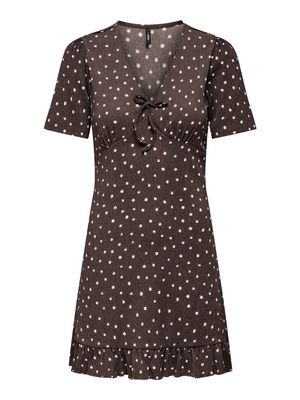 ONLMOLLY S/S V-NECK DRESS JRS Shopping Bag/Cloud d