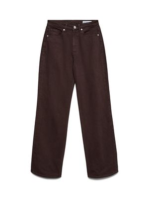 VMTESSA HR WIDE JEANS COLOR GA NOOS Chocolate Torte