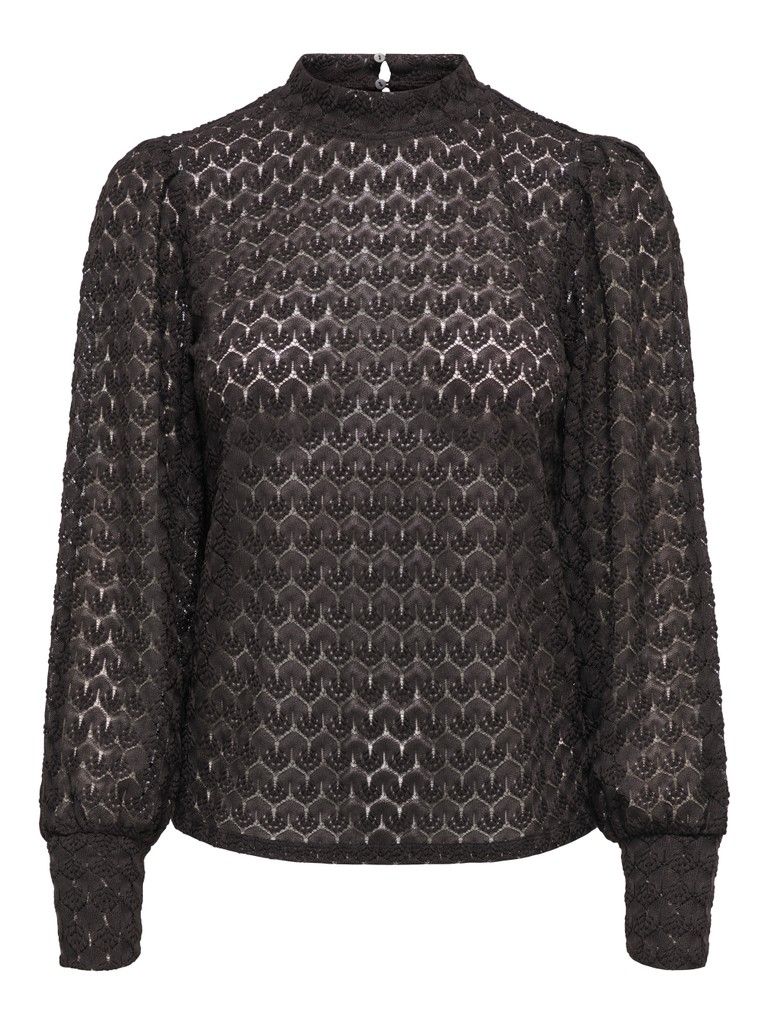 JDYAVERY L/S LACE TOP JRS NOOS Chocolate Torte