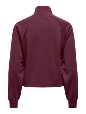 ONLCAYLA ZIP NECK CC SWT Fig/Nice stripes fij