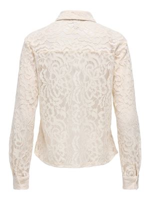 ONLBIRUN L/S LACE SHIRT WVN Birch