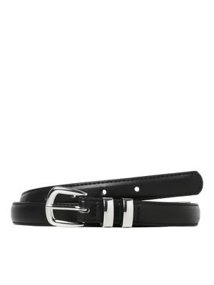 JXCELESTE BELT ACC LN Black/W. SILVER