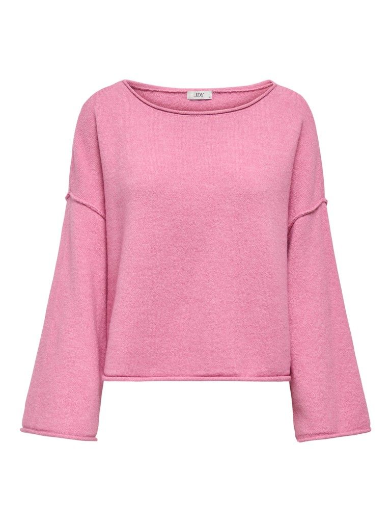 JDYRUE LIFE L/S BOAT NECK PULL KNT NOOS Cashmere Rose/MELANG