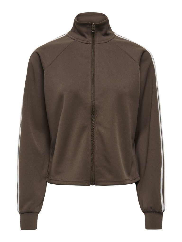ONLCAYLA ZIP NECK CC SWT Bracken/Nice stripes