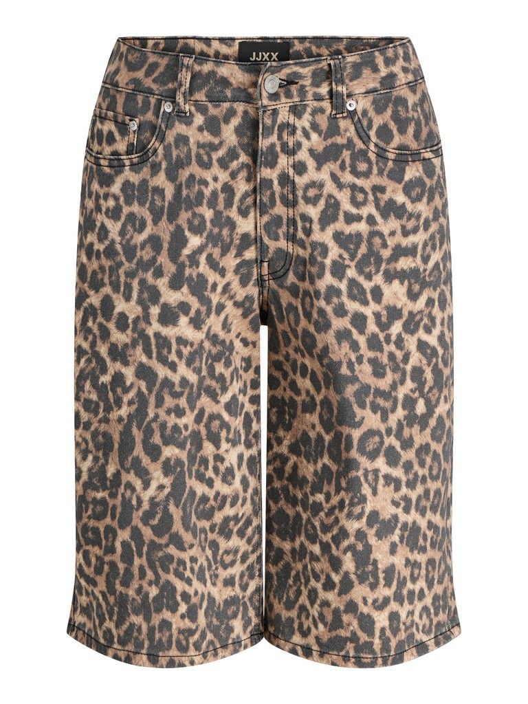 JXALINA SARAH BAGGY MW SHORTS PNT Cornstalk/Leopard
