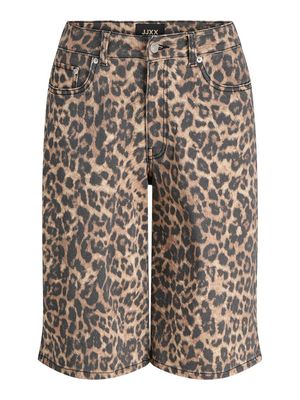 JXALINA SARAH BAGGY MW SHORTS PNT Cornstalk/Leopard