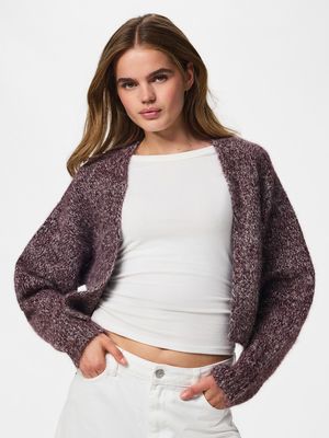 PCSOFTCORE LS KNIT CARDIGAN BC Winetasting/Ambrosia