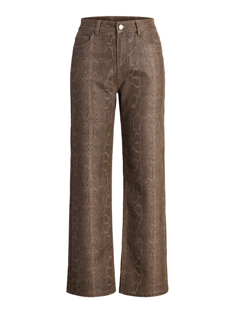JXZOE ASTRID WIDE HW PANT PNT  Bracken/Snake