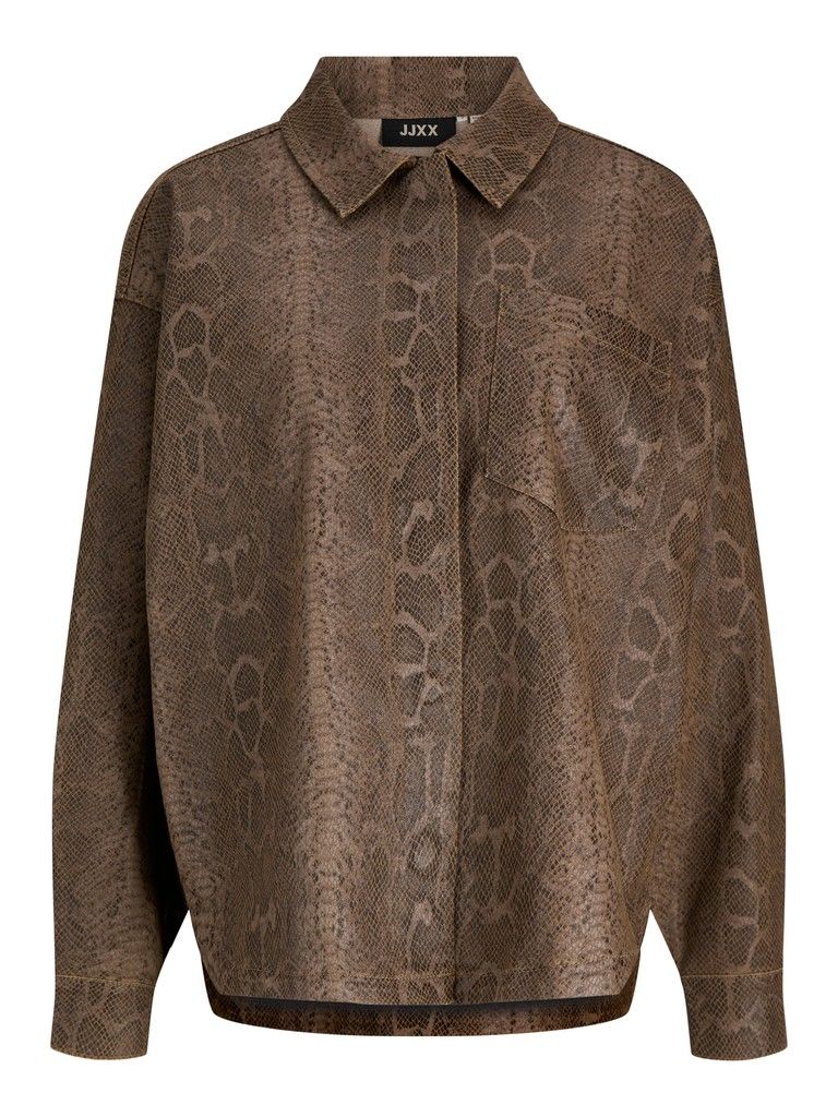 JXJAMILA ASTRID LS OVERSHIRT PNT Bracken/Snake