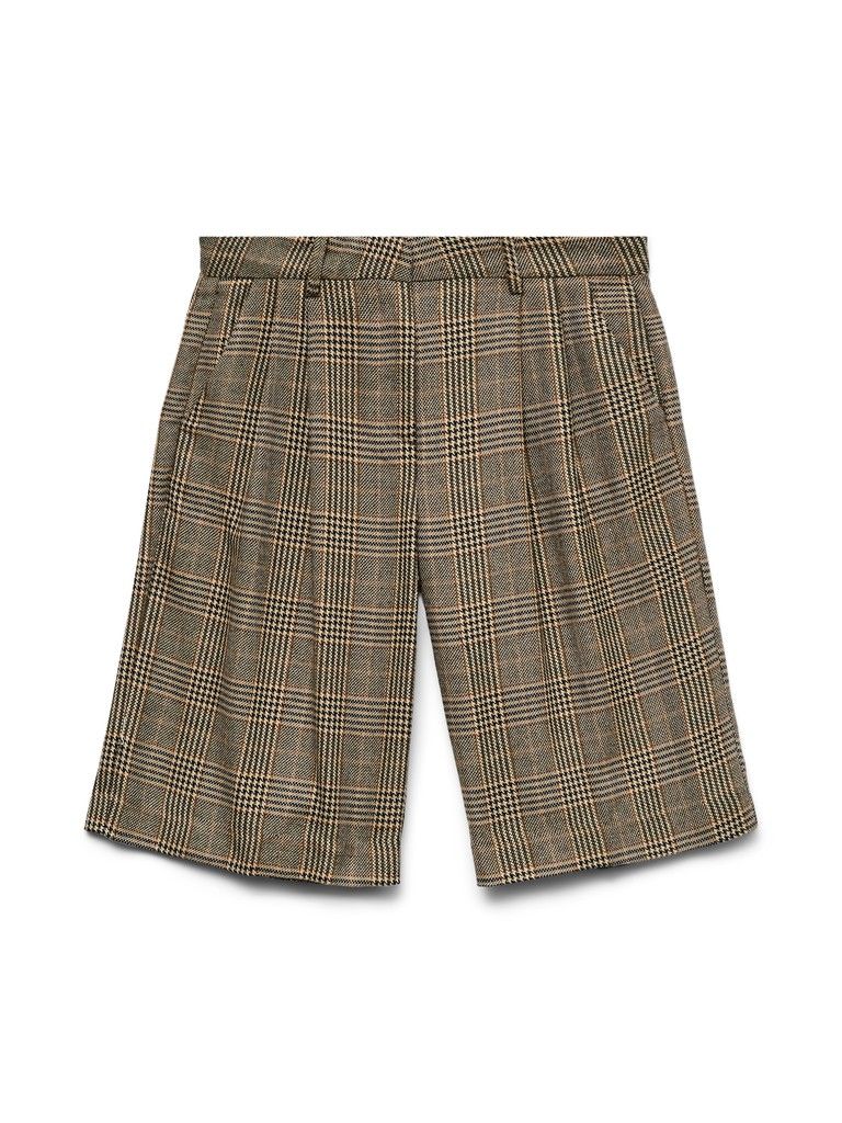 VMSTINA MW BERMUDA CHECK SHORTS Emperador/CHECK AS O