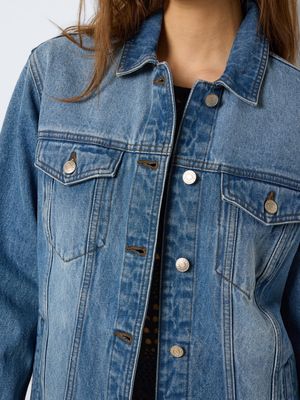 NMOLE L/S DENIM JACKET VI378MB Medium Blue Denim