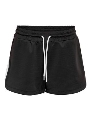 NMRIBBON SHORTS JRS BOX Black-WHITE STRIPE