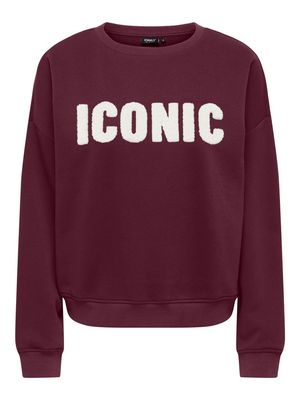 ONLSWEAT LIFE L/S CREW O.SIZE STATE NOOS Fig/ICONIC - TEDDY