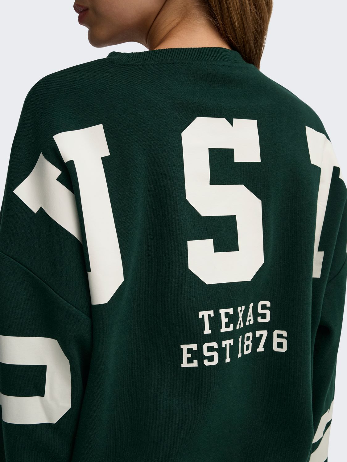 ONLSWEAT L/S BACK/SLEEVE PRINT SWT NOOS Scarab/BIRCH HOUSTON
