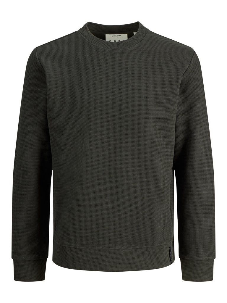 JCOFUSION WAFFLE BRAND SWEAT CREW NECK Peat