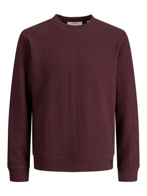 JCOFUSION WAFFLE BRAND SWEAT CREW NECK Fudge