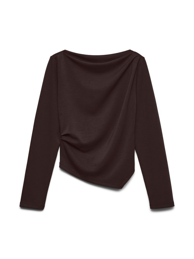 VMMILLE LS BOATNECK SHORT TOP JRS NOOS Cocoa Brown