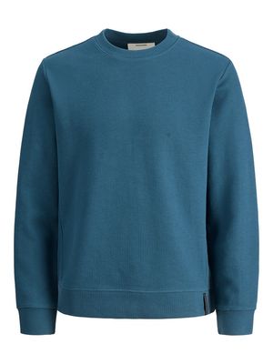 JCOFUSION WAFFLE BRAND SWEAT CREW NECK Orion Blue