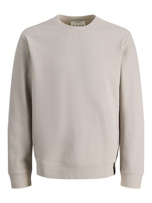 JCOFUSION WAFFLE BRAND SWEAT CREW NECK Dove
