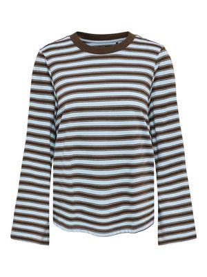 ONLLUNA HAPPY L/S O-NECK STRIPE TEE JRS Skyway/Vanilla ice /