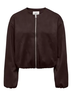JDYNIA FAUX SUEDE BALLOON JACKET NOOS Chocolate Torte/GUN