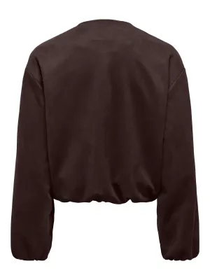 JDYNIA FAUX SUEDE BALLOON JACKET NOOS Chocolate Torte/GUN