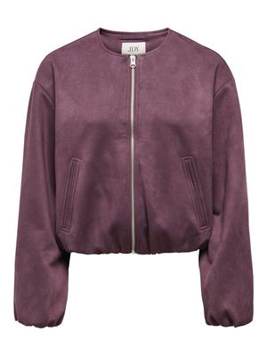 JDYNIA FAUX SUEDE BALLOON JACKET NOOS Huckleberry/SILVER T