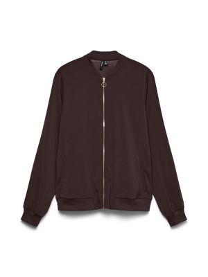 VMCOCO L/S BOMBER NOOS Chocolate Torte-GOLD ZIPPER