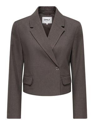 ONLLINDA L/S ASYM BLAZER TLR Chocolate Torte/MELA