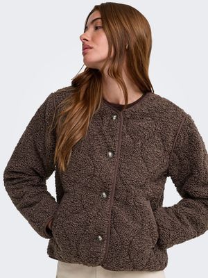 ONLINES TEDDY JACKET CC OTW Chocolate Martini