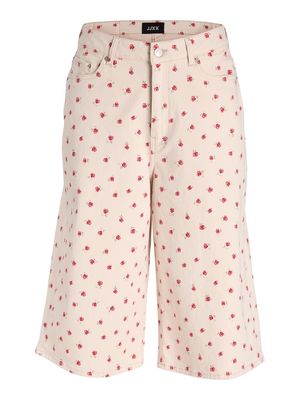 JXALINA SARAH BAGGY MW SHORTS PNT LN Ecru/Roses