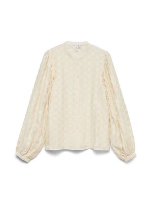 VMMYLA L/S SHIRT WVN BTQ Birch