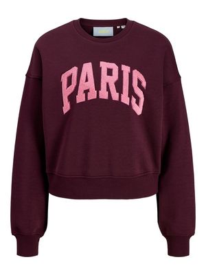 JXTATUM TERRY PATCH CREW SWT Winetasting/PARIS PAT