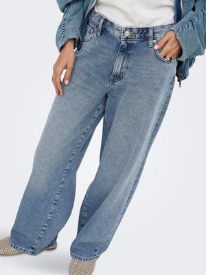 ONLGIORGIA MW BAGGY STR DNM TAI518 NOOS Medium Blue Denim