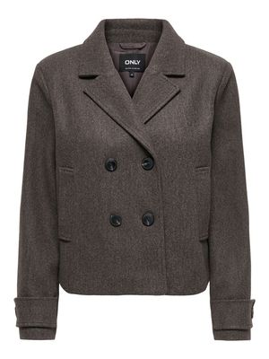 ONLFREJA SHORT DB JACKET OTW NOOS Coffee Bean/MELANGE