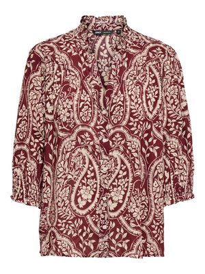 ONLRAYA 3/4 SHIRT WVN NOOS Sable/PAISLEY
