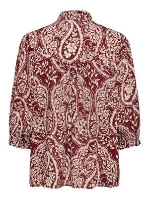 ONLRAYA 3/4 SHIRT WVN NOOS Sable/PAISLEY
