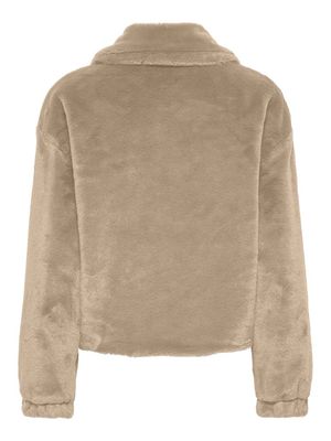 ONLDANA SOL FAUX FUR JACKET CC OTW Silver Mink