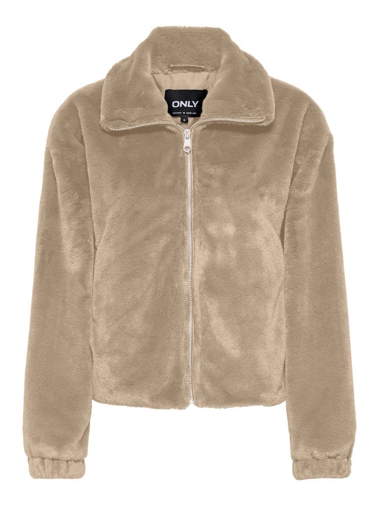 ONLDANA SOL FAUX FUR JACKET CC OTW Silver Mink