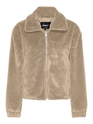 ONLDANA SOL FAUX FUR JACKET CC OTW Silver Mink