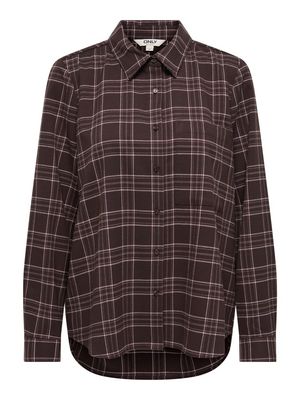 ONLWREN CHECK SHIRT WVN Black-Checked forge