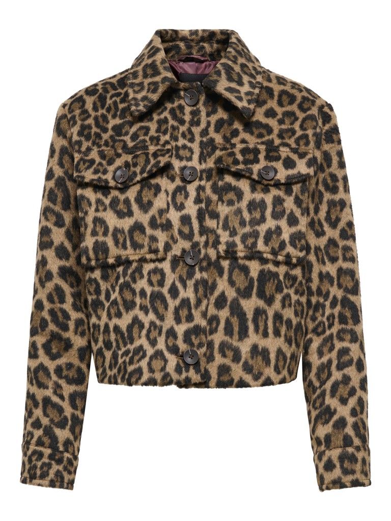 ONLEMILIA SHORT JACKET CC OTW Tannin/LEO