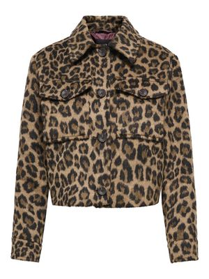 ONLEMILIA SHORT JACKET CC OTW Tannin/LEO