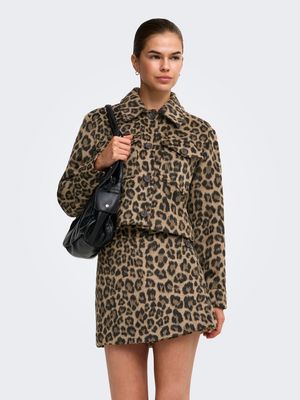ONLEMILIA SHORT JACKET CC OTW Tannin/LEO