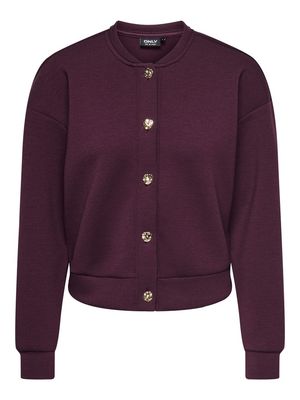 ONLNAOMI L/S BOMBER RS SWT Fig-Gold buttons