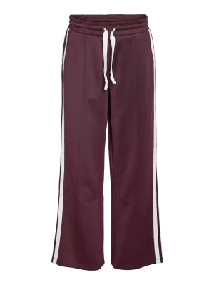 NMJENNA NW SPORTY JOGGER JRS Fig-WHITE STRIPES