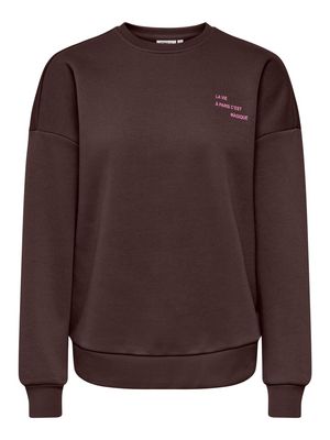 ONLZENJA BOXY L/S BOX PRI CS SWT Coffee Bean/Atelier